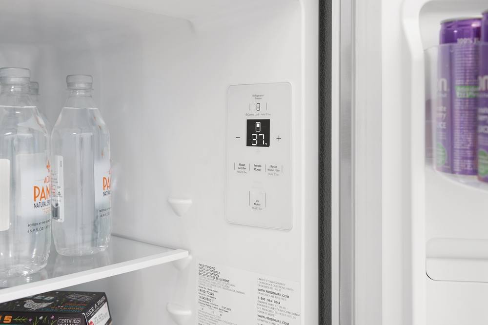 Frigidaire Brushed Stainless Steel French Door Refrigerator (17.6 Cu. Ft.) - FRFG1723AV