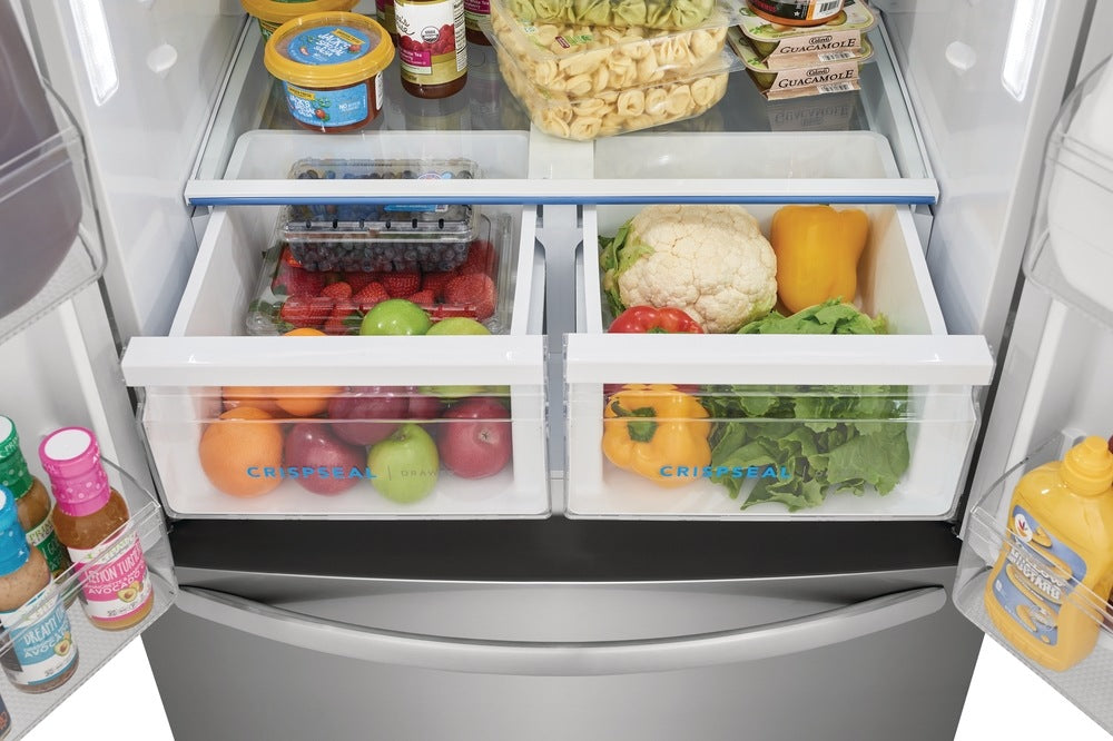 Frigidaire Brushed Stainless Steel French Door Refrigerator (17.6 Cu. Ft.) - FRFG1723AV