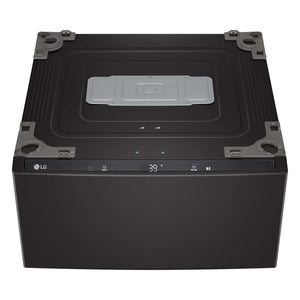 LG Black Steel 27'' LG SideKick™ Pedestal Washer (1 Cu. Ft) - WD300CB