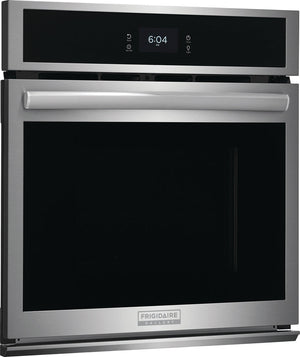 Frigidaire Gallery Smudge-Proof Stainless Steel 27" Single Wall Oven with Total Convection and Air Fry (3.8 Cu.Ft) - GCWS2767AF