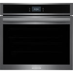 Frigidaire Gallery Smudge-Proof Black Stainless Steel 30" Single Wall Oven with Total Convection (5.3 Cu. Ft) - GCWS3067AD