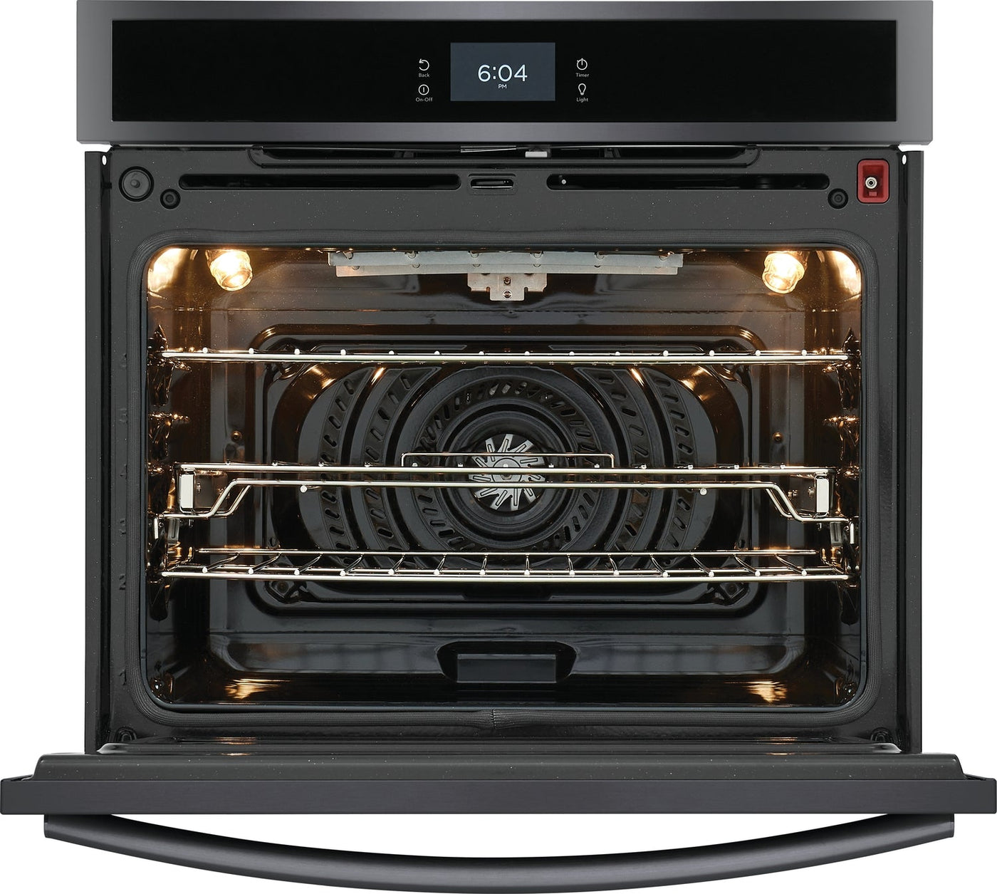 Frigidaire Gallery Smudge-Proof Black Stainless Steel 30" Single Wall Oven with Total Convection (5.3 Cu. Ft) - GCWS3067AD