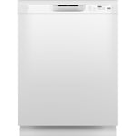 GE White 24" Built-In Front Control Dishwasher - GDF510PGRWW