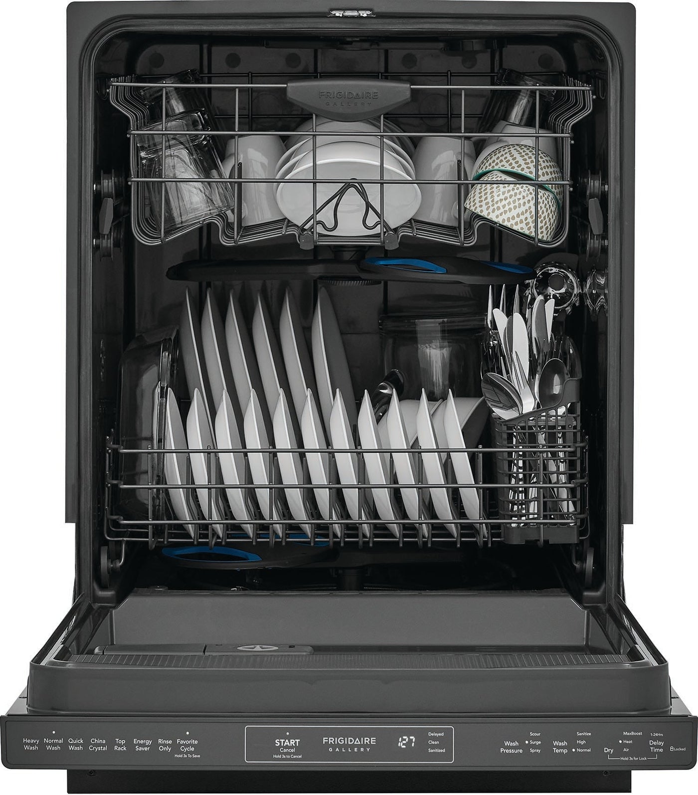 Frigidaire Gallery Smudge-Proof Black Stainless Steel 24" Built-In Dishwasher - GDPP4517AD
