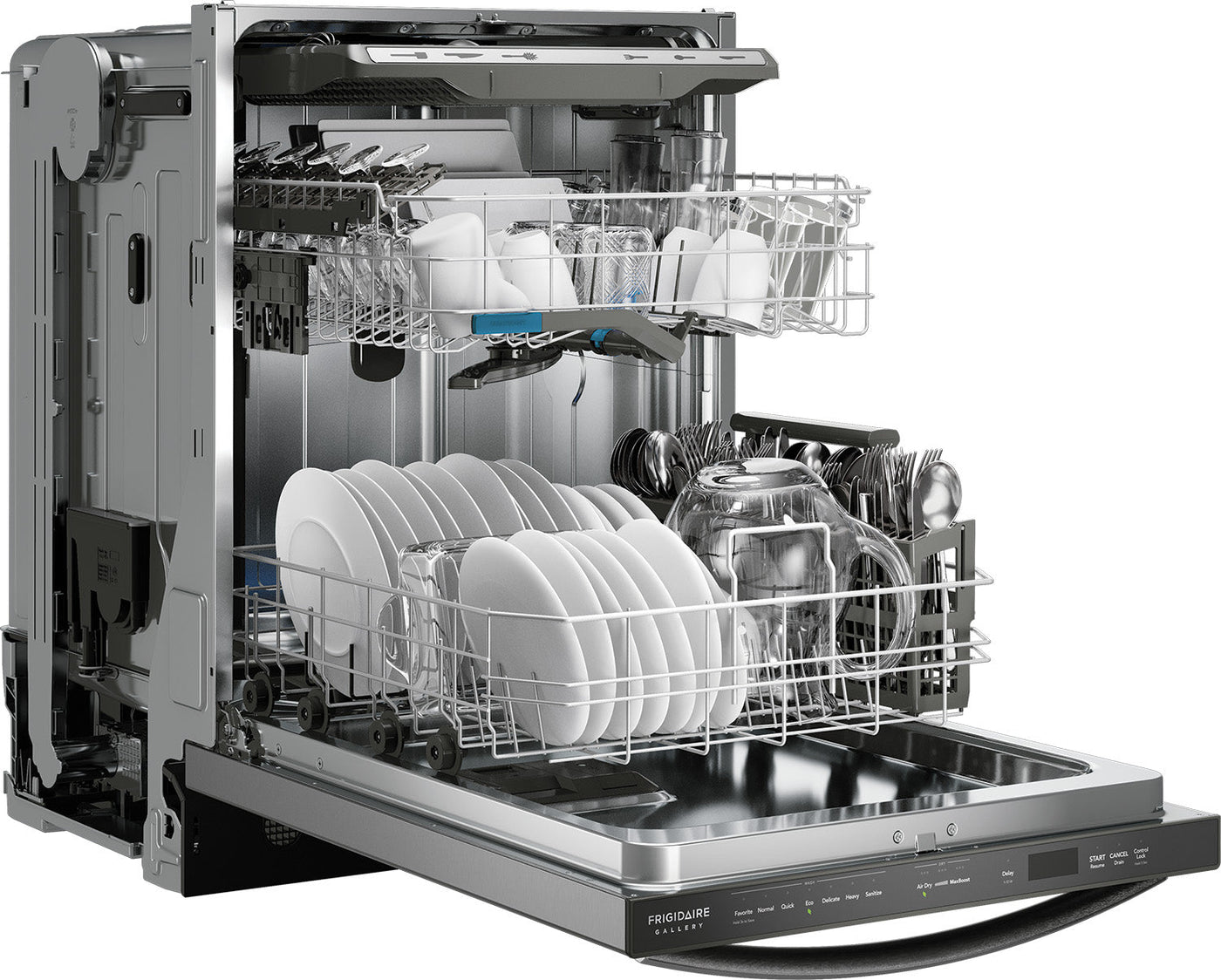 Frigidaire Gallery 24" Smudge-Proof™ Stainless Steel Dishwasher with CleanBoost™ (47 dBA) - GDSH4715AF