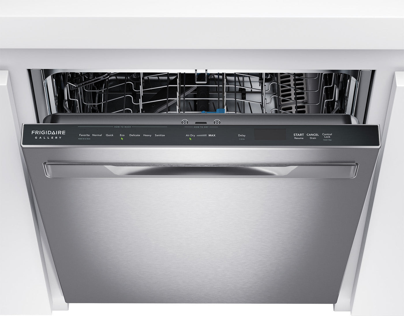 Frigidaire Gallery 24" Smudge-Proof™ Stainless Steel Dishwasher with CleanBoost™ (47 dBA) - GDSP4715AF