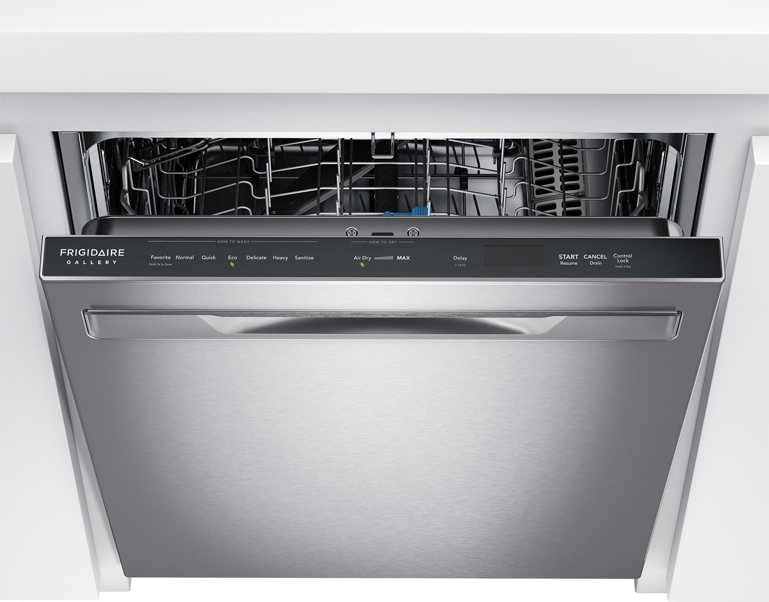 Frigidaire Gallery 24" Smudge-Proof™ Stainless Steel Dishwasher with CleanBoost™ (47 dBA) - GDSP4715AF