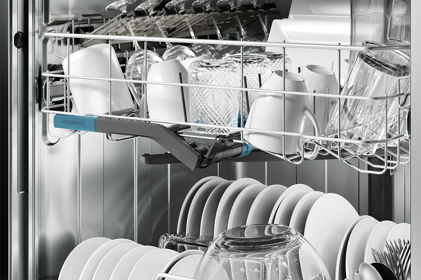 Frigidaire Gallery 24" Smudge-Proof™ Stainless Steel Dishwasher with CleanBoost™ (47 dBA) - GDSP4715AF