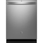 GE 24" Fingerprint Resistant Stainless Steel Top Control Dishwasher with Stainless Steel Interior and Third Rack - GDT670SYVFS