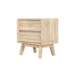 Abenra 2 Drawer Night Table - Grey Wash