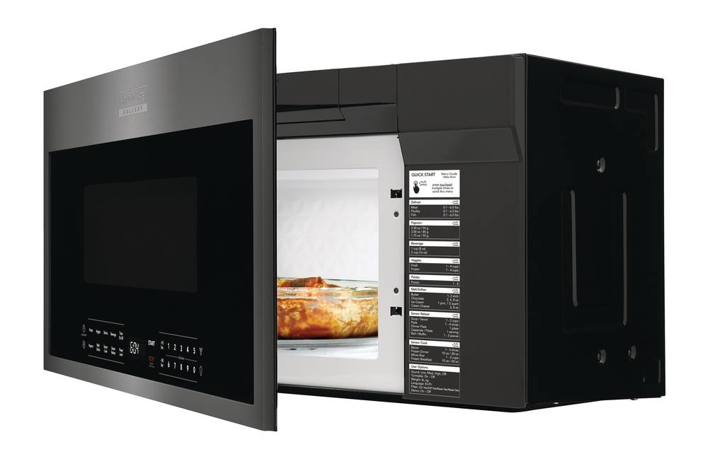Frigidaire Gallery Smudge-Proof® Black Stainless Steel Over-The-Range Microwave with Sensor Cook (1.9 Cu. Ft.) - GMOS1964AD