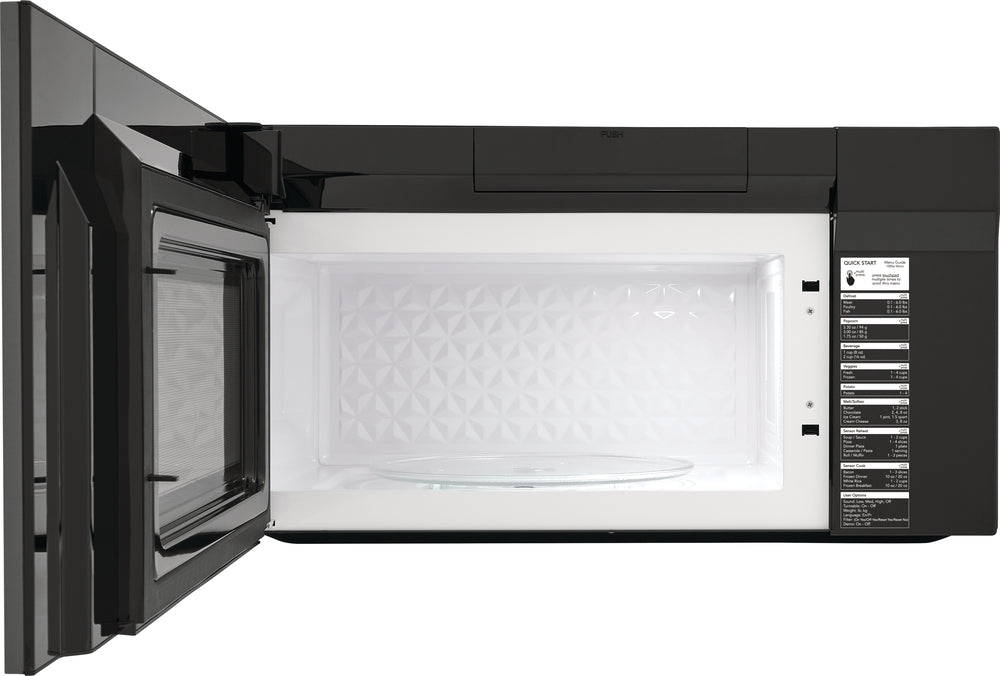 Frigidaire Gallery Smudge-Proof® Black Stainless Steel Over-The-Range Microwave with Sensor Cook (1.9 Cu. Ft.) - GMOS1964AD