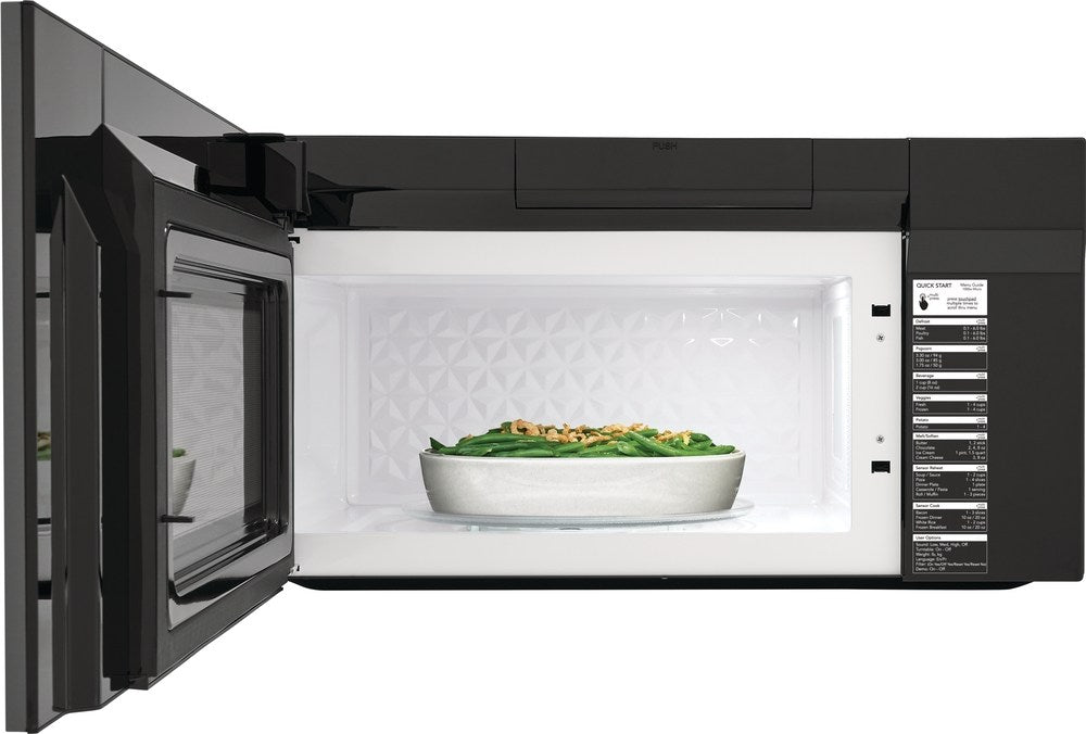 Frigidaire Gallery Smudge-Proof® Black Stainless Steel Over-The-Range Microwave with Sensor Cook (1.9 Cu. Ft.) - GMOS1964AD