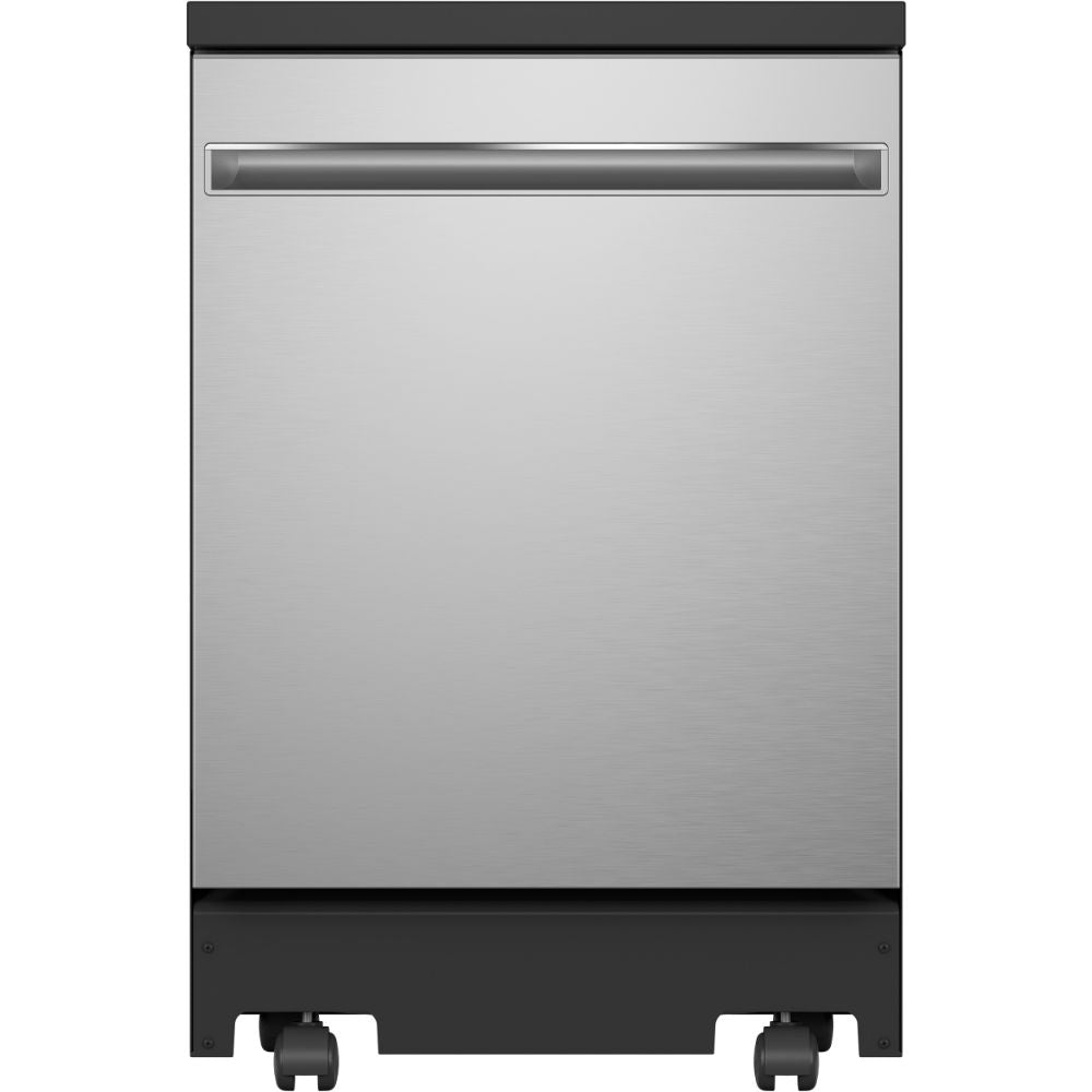 GE Stainless Steel Interior 24" Portable Dishwasher - GPT225SSLSS