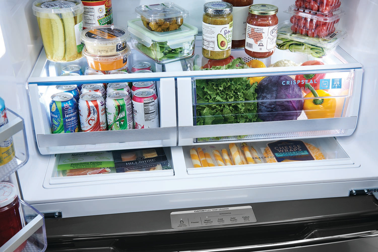 Frigidaire Gallery Smudge-Proof® Black Stainless Steel Counter-Depth 4-Door French Refrigerator (21.5 Cu. Ft.) - GRMC2273CD