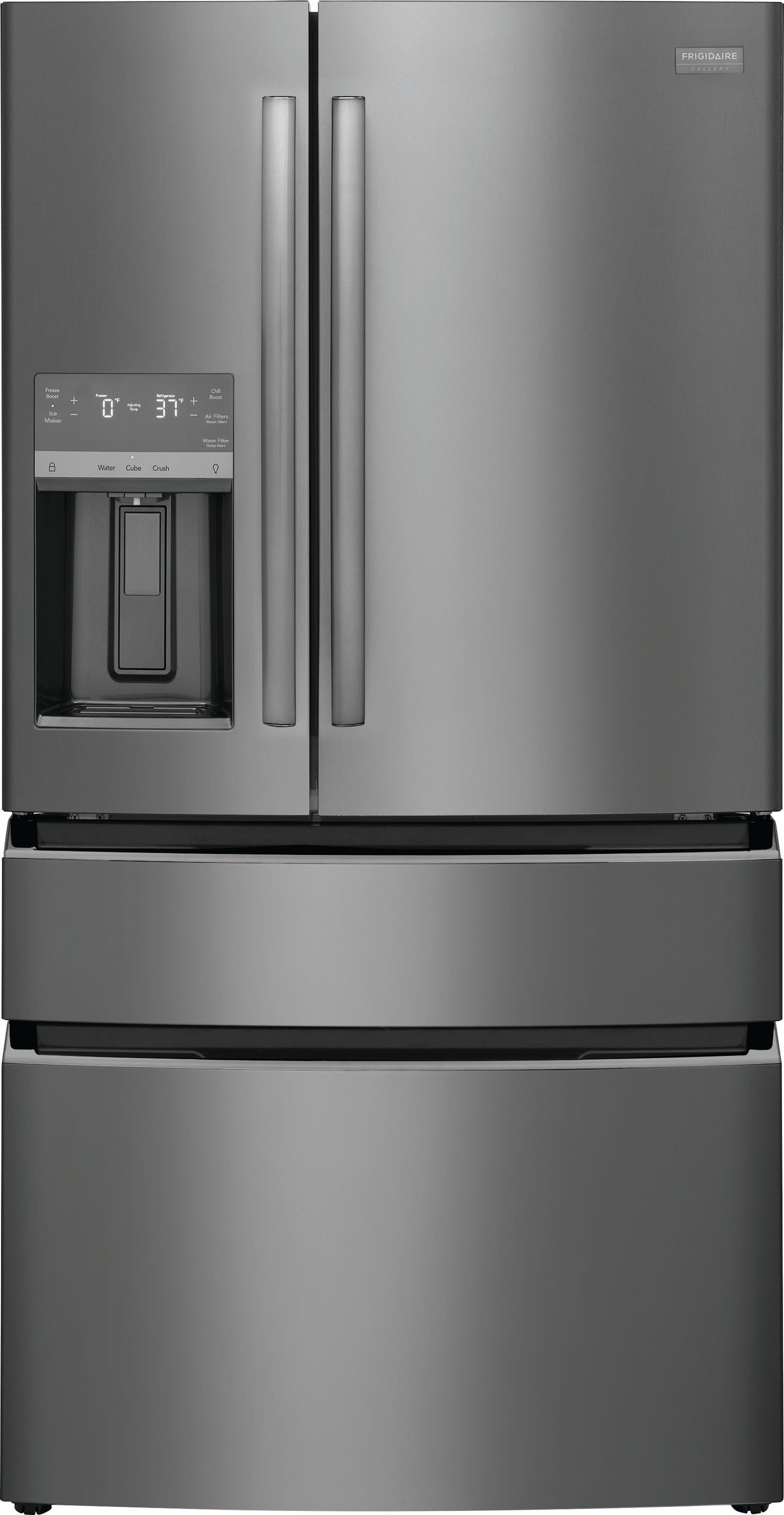 Frigidaire Gallery Smudge-Proof® Black Stainless Steel Counter-Depth 4-Door French Refrigerator (21.5 Cu. Ft.) - GRMC2273CD