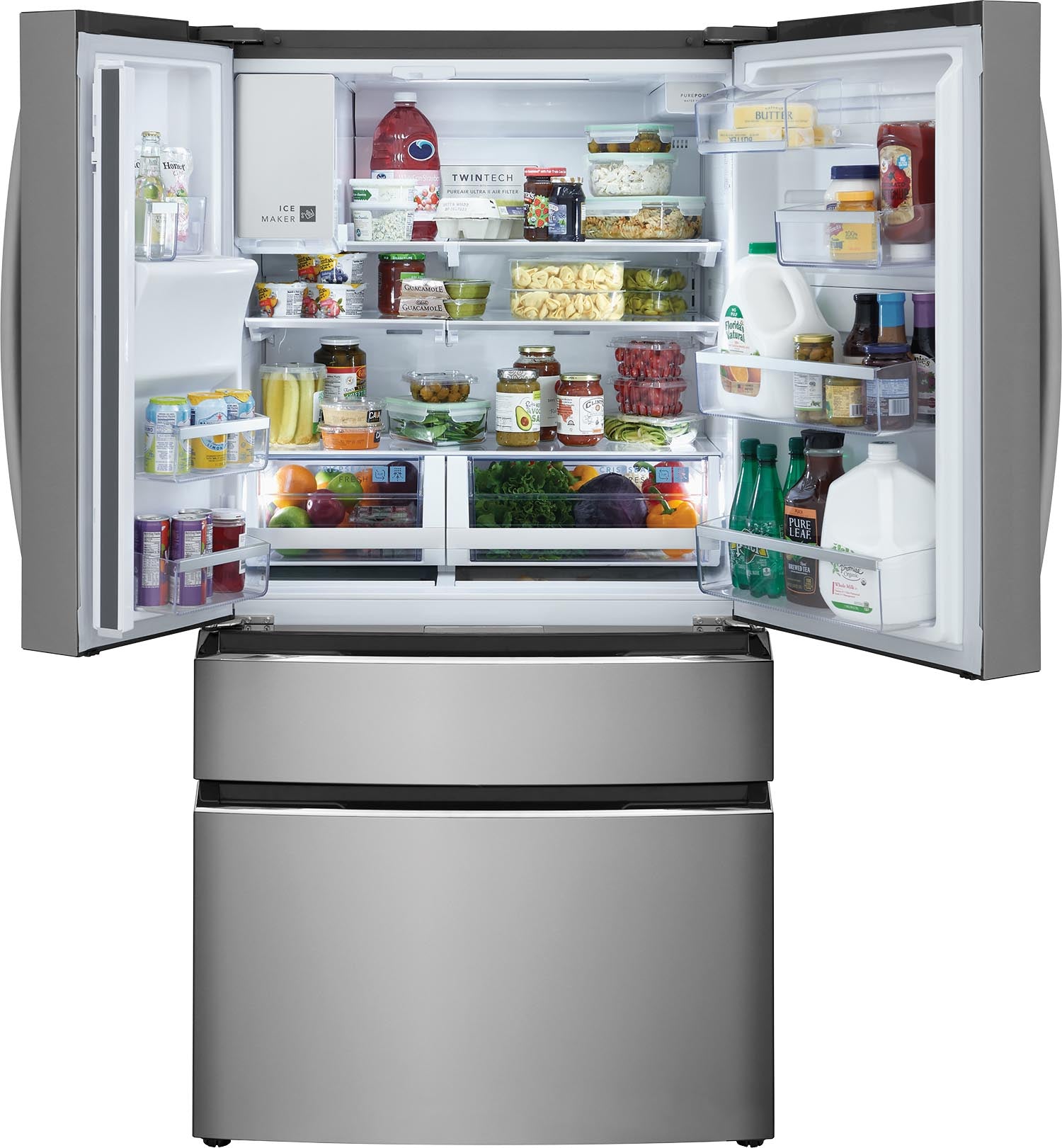 Frigidaire Gallery Smudge-Proof® Stainless Steel Counter-Depth 4-Door French Refrigerator (21.5 Cu. Ft.) - GRMC2273CF