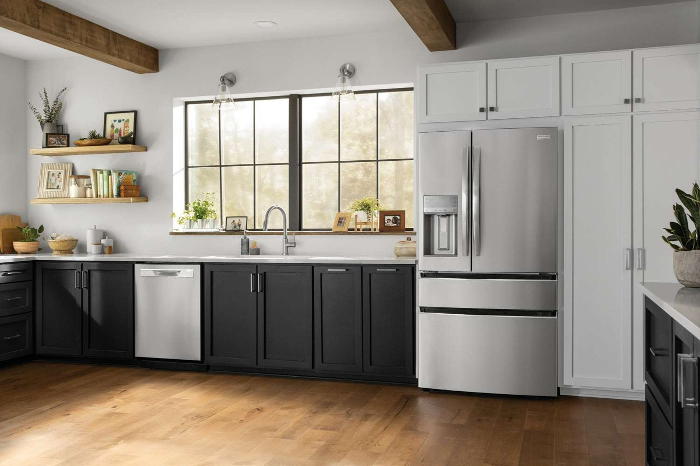 Frigidaire Gallery Smudge-Proof® Stainless Steel Standard-Depth 4-Door French Door Refrigerator (26.3 Cu. Ft.) - GRMS2773AF