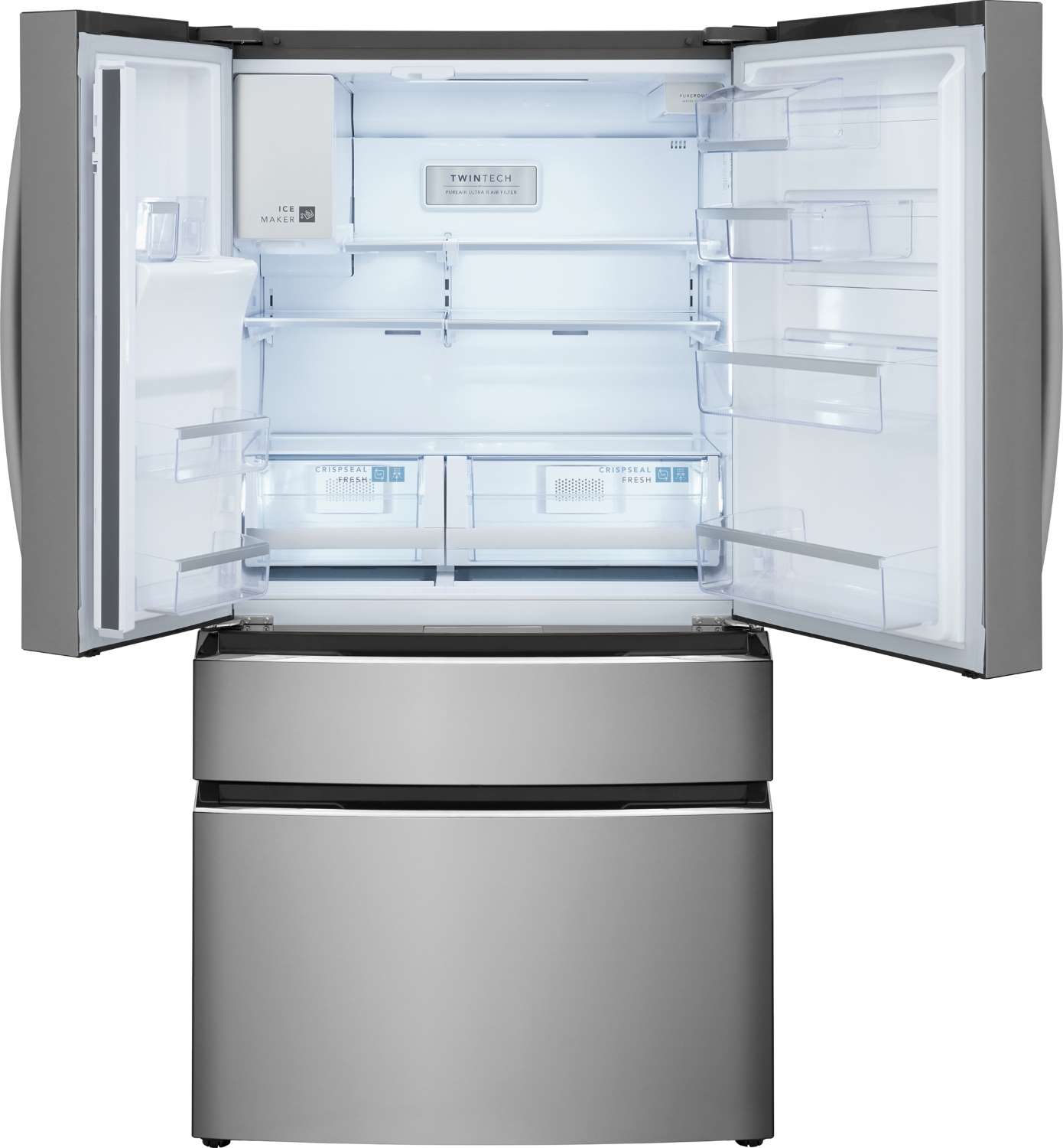 Frigidaire Gallery Smudge-Proof® Stainless Steel Standard-Depth 4-Door French Door Refrigerator (26.3 Cu. Ft.) - GRMS2773AF