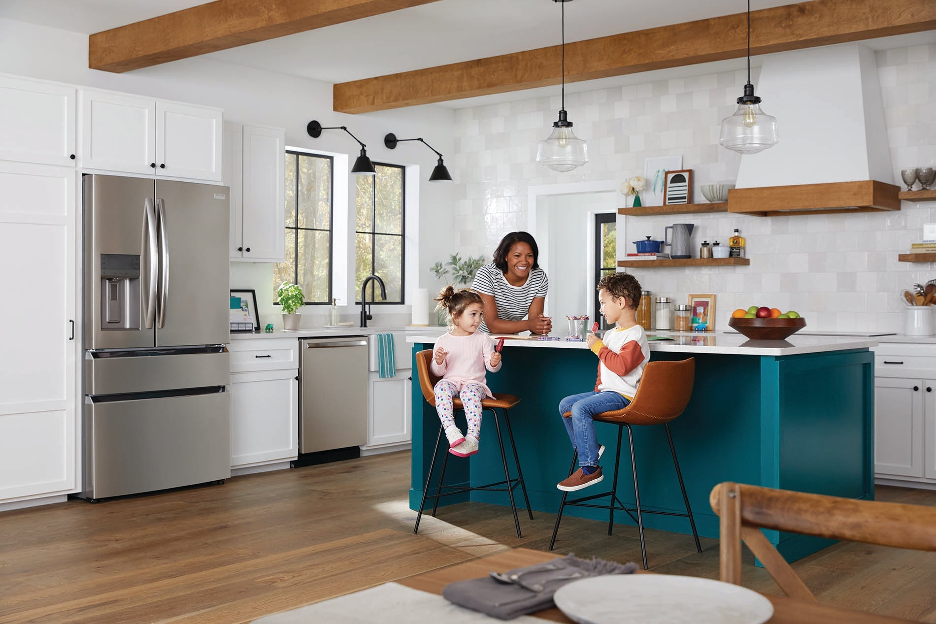 Frigidaire Gallery Smudge-Proof® Stainless Steel Counter-Depth 4-Door French Refrigerator (21.5 Cu. Ft.) - GRMC2273CF