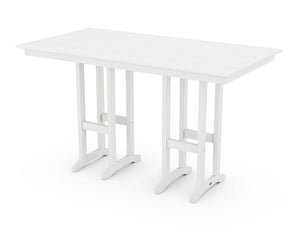 POLYWOOD® Farmhouse 37" Dining Table - White