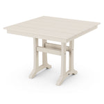 POLYWOOD® Farmhouse Trestle 37" Dining Table - Sand