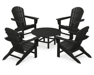 POLYWOOD® South Beach 5-Piece Conversation Group - Black