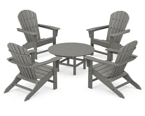 POLYWOOD® South Beach 5-Piece Conversation Group - Slate Grey