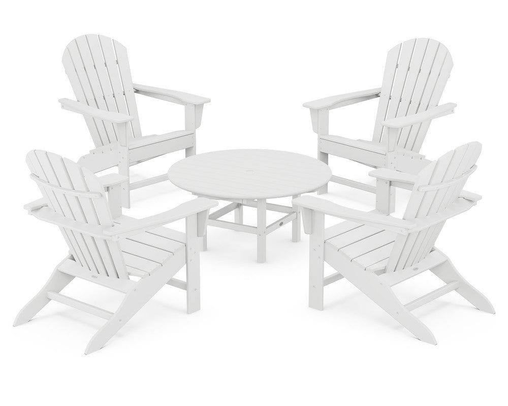 POLYWOOD® South Beach 5-Piece Conversation Group - White