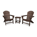 POLYWOOD® South Beach Adirondack 3-Piece Set - Mahogany