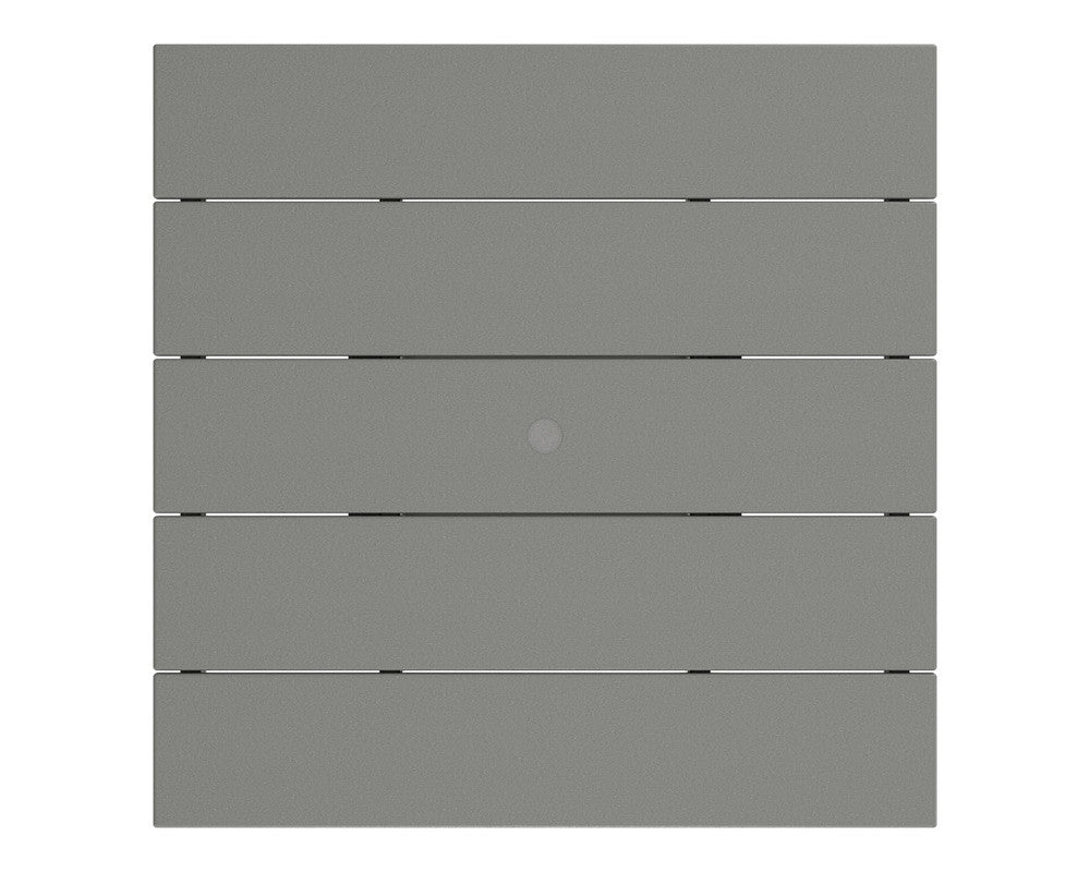 POLYWOOD® Farmhouse Trestle 37" Dining Table - Slate Grey
