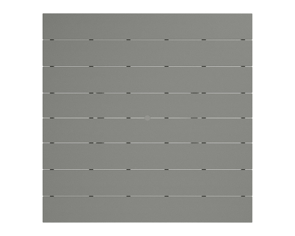 POLYWOOD® Farmhouse Trestle 59" Dining Table - Slate Grey