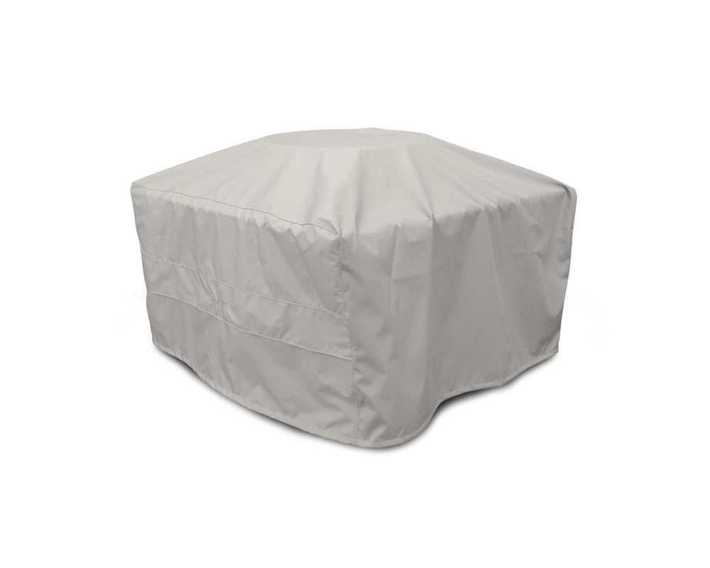 POLYWOOD® Square 42" Fire Pit Table - Black