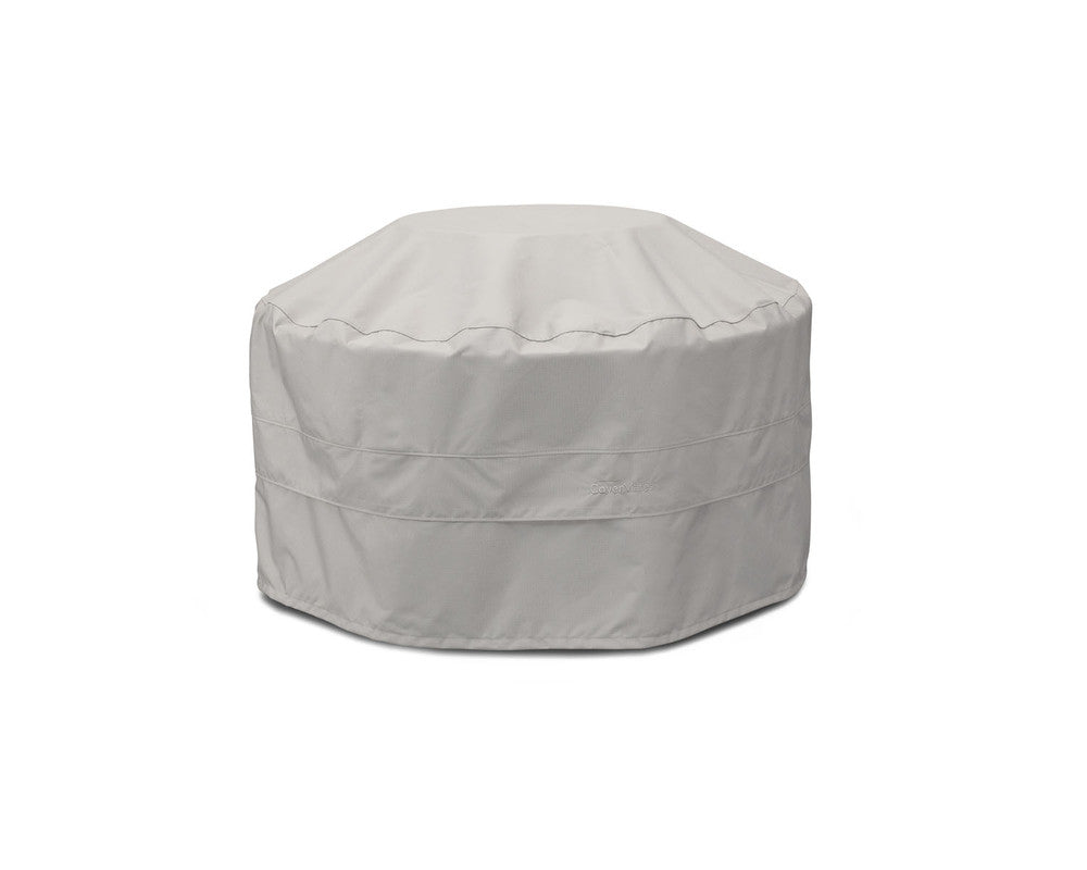 POLYWOOD® Round 48" Fire Pit Table - Sand