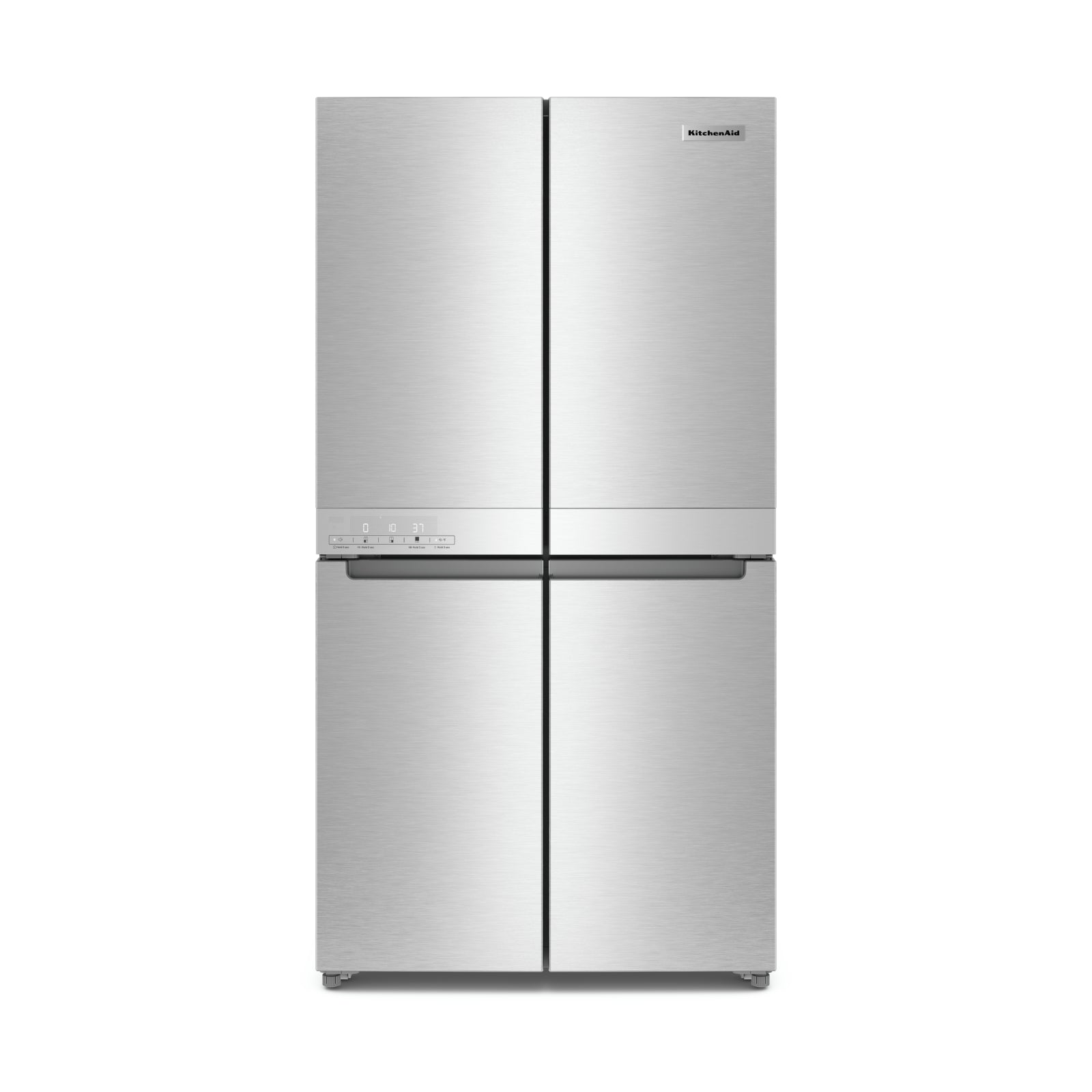 KitchenAid PrintShield™ Stainless Finish 4 Door Refrigerator (19.40 Cu Ft) - KRQC506MPS