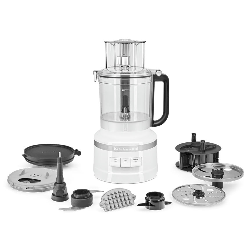 KitchenAid® White 13-Cup Food Processor with Dicing Kit - KFP1319WH