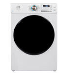 L2 White Electric Dryer with French Display (8.0 Cu. Ft) - LE52N3AWWFR