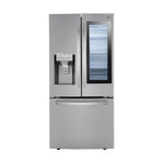 LG Smudge-Proof Stainless Steel 33" Standard Depth Instaview™ French Door Fridge with Craft Ice™(25 cu. ft) - LRFVS2503S