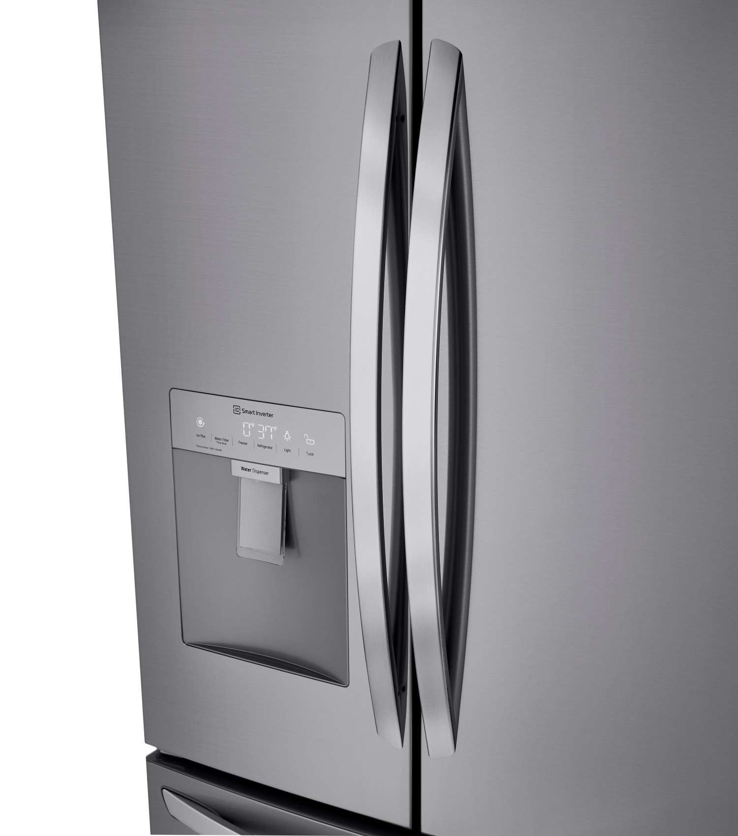 LG Platinum Silver 36" French Door Refrigerator (29 Cu.Ft) - LRFWS2906V
