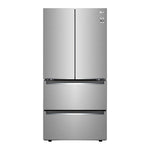 LG Smudge Resistant Stainless Steel 33" Counter Depth 4-Door Refrigerator (19 Cu.Ft.) - LRMNC1803S