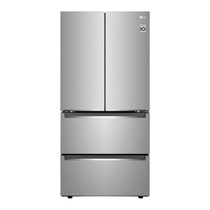 LG Smudge Resistant Stainless Steel 33" Counter Depth 4-Door Refrigerator (19 Cu.Ft.) - LRMNC1803S