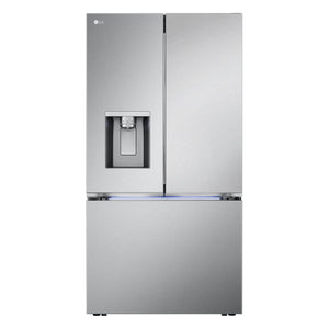 LG Stainless Steel 35.75" 3-Door French Door Refrigerator with Four Types of Ice (31 Cu.Ft.) - LRYXS3106S