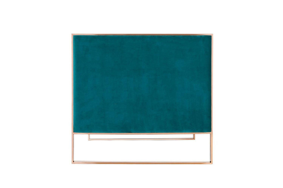 Adulis Velvet Loveseat - Aqua Blue