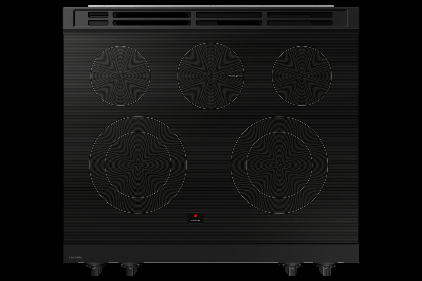 Samsung BESPOKE Stainless Steel 30" Thermal Slide In Electric Range (6.3cu.ft.) - NSE6DG8100SRAC