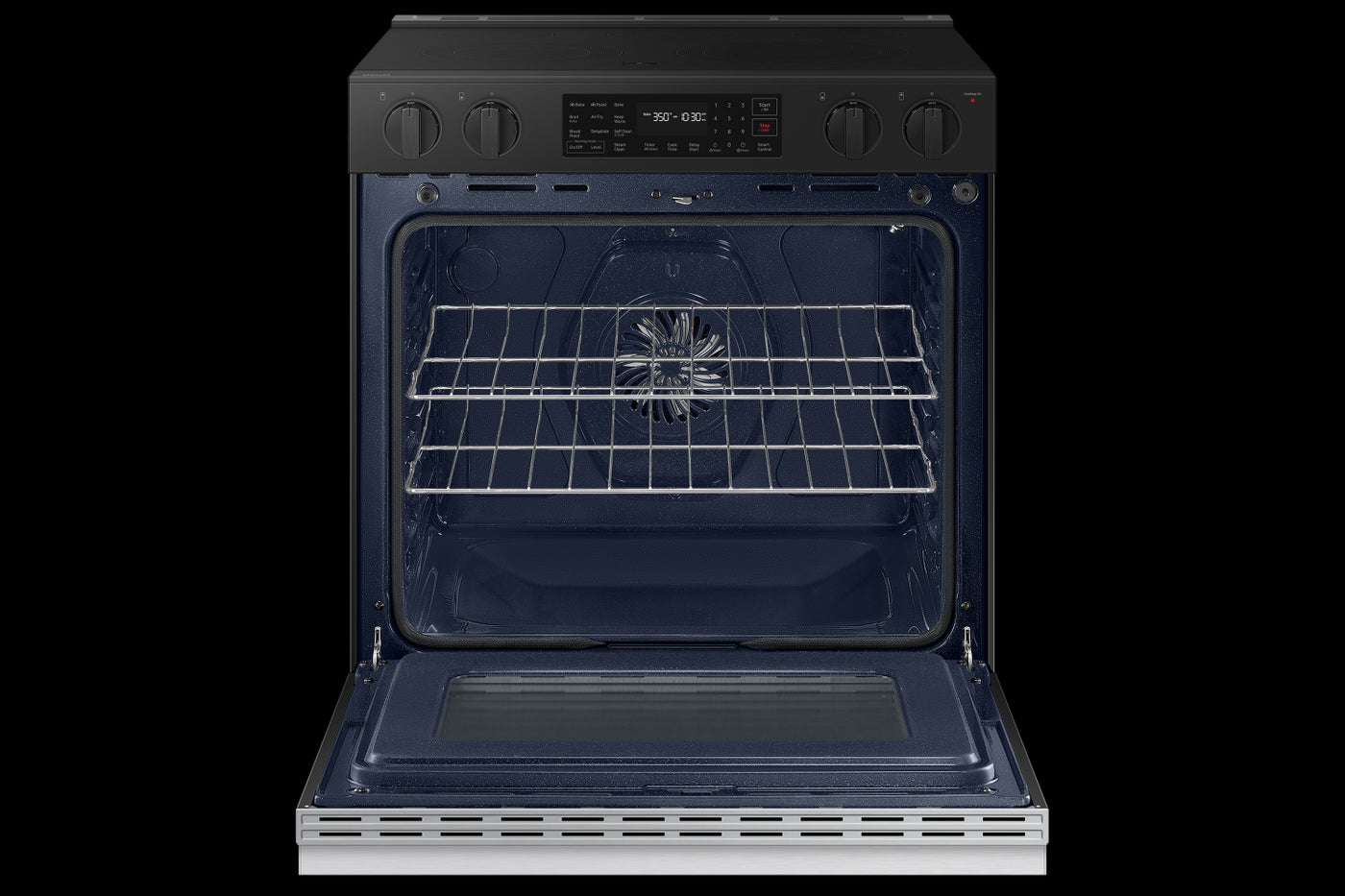 Samsung BESPOKE Stainless Steel 30" Fan Convection Slide in Range (6.3cu.ft.) - NSE6DG8300SRAC