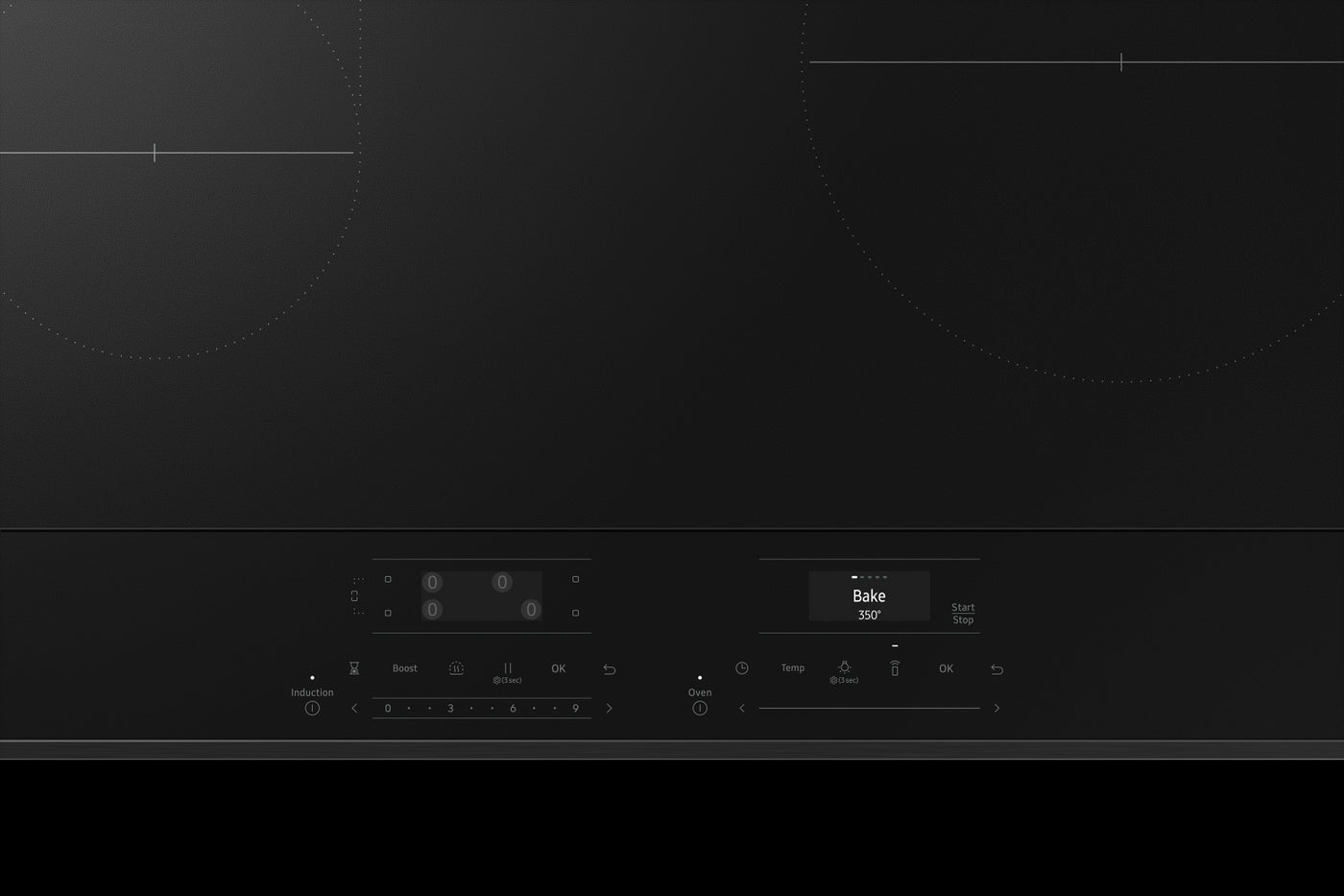 Samsung BESPOKE Stainless Steel Fan Convection Induction Slide In Range with Air Fry (6.3cu.ft.) - NSI6DG9300SRAC
