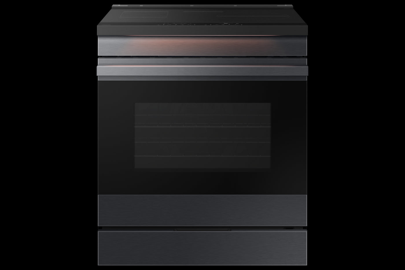 Samsung BESPOKE Matte Black Steel True Convection Induction Slide in With Air Sous Vide (6.3cu.ft.) - NSI6DG9500MTAC
