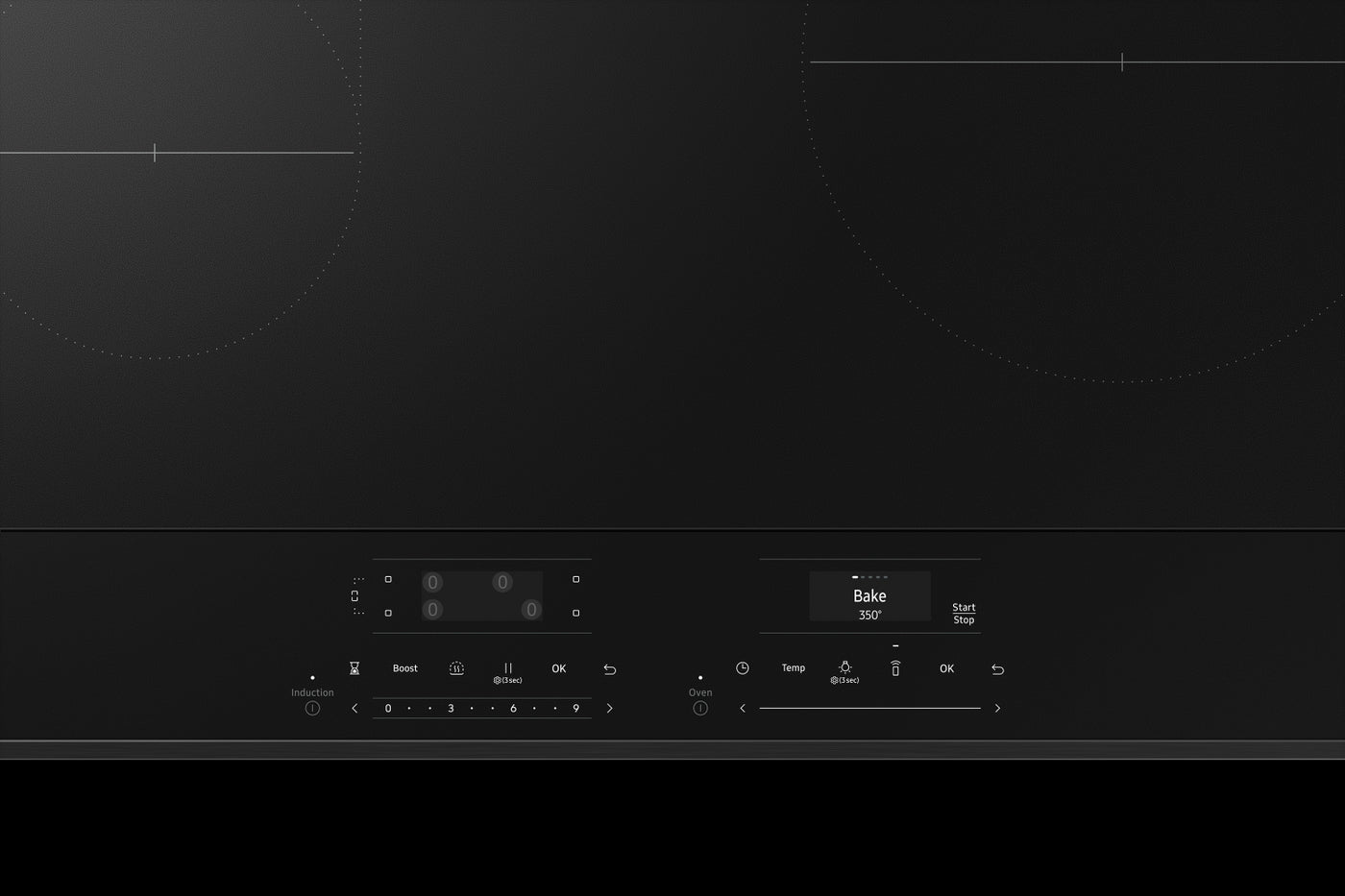 Samsung BESPOKE Matte Black Steel True Convection Induction Slide in With Air Sous Vide (6.3cu.ft.) - NSI6DG9500MTAC