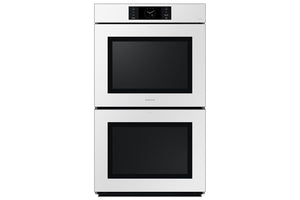 Samsung BESPOKE White Glass Double Oven (10.2 cu. ft) - NV51CB700D12AA