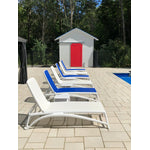 Nardi Atlantico Outdoor Chaise Lounger - White